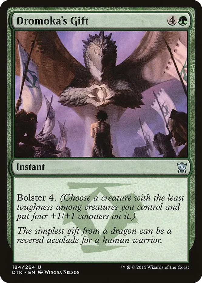 0184 Dromoka's Gift U Dragons of Tarkir