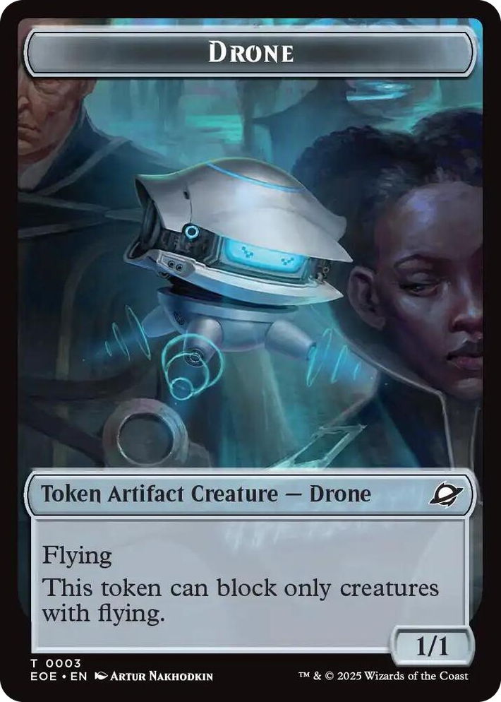 0003 Drone // Lander (0006) Doubled-Sided Token T Edge of Eternities