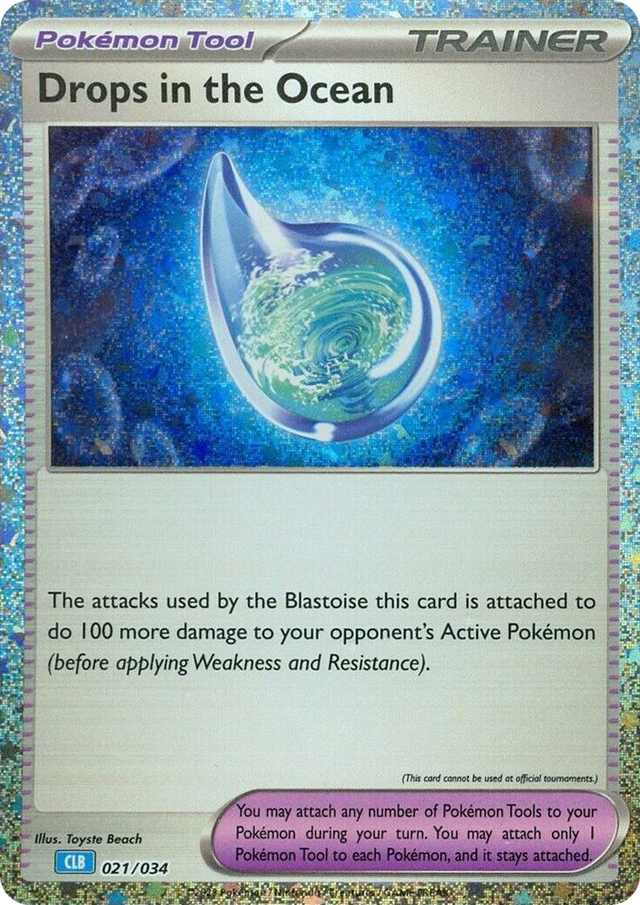 0021 Drops in the Ocean Classic Collection Trading Card Game Classic