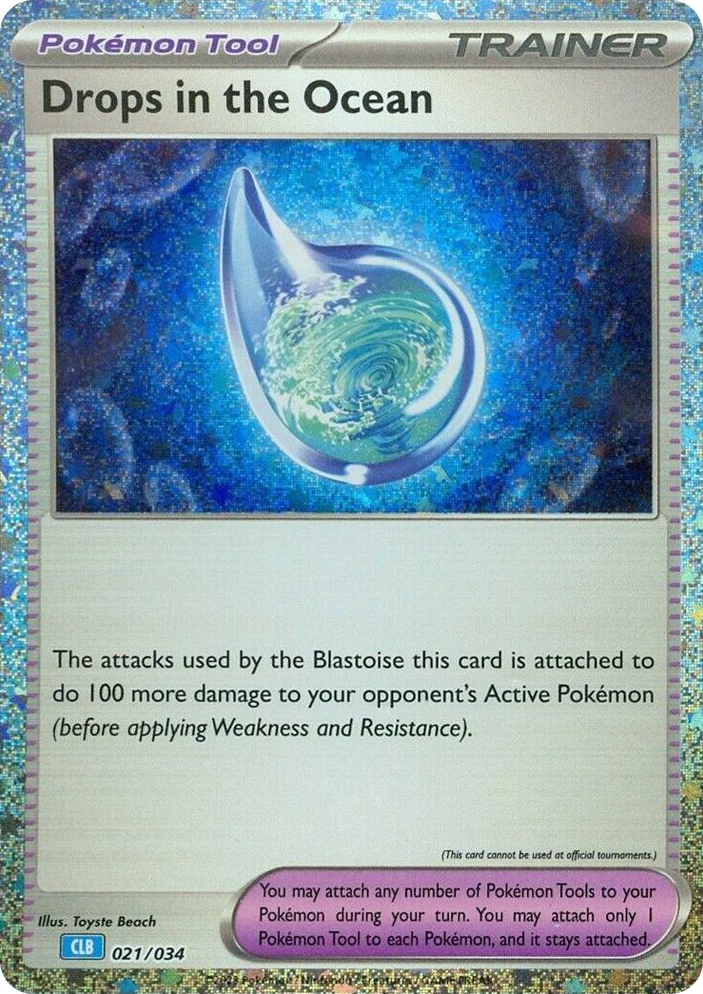 0021 Drops in the Ocean Classic Collection Trading Card Game Classic