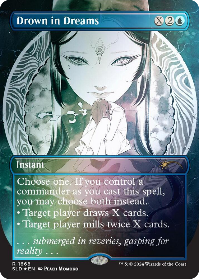 1668 Drown in Dreams (Rainbow Foil) R Secret Lair Drop Series
