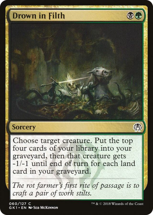 0060 Drown in Filth C Guilds of Ravnica: Guild Kits