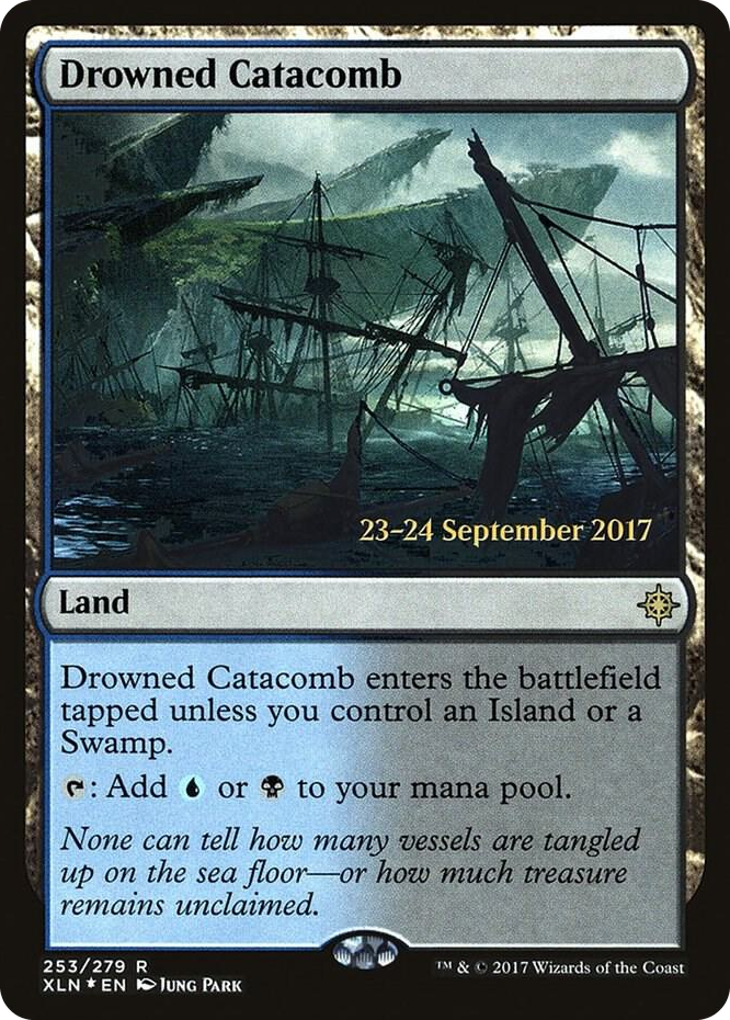 0253 Drowned Catacomb R Prerelease Cards