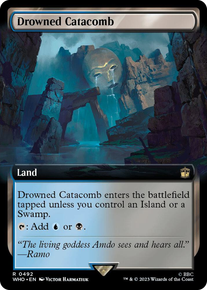 0492 Drowned Catacomb (Extended Art) R Universes Beyond: Doctor Who