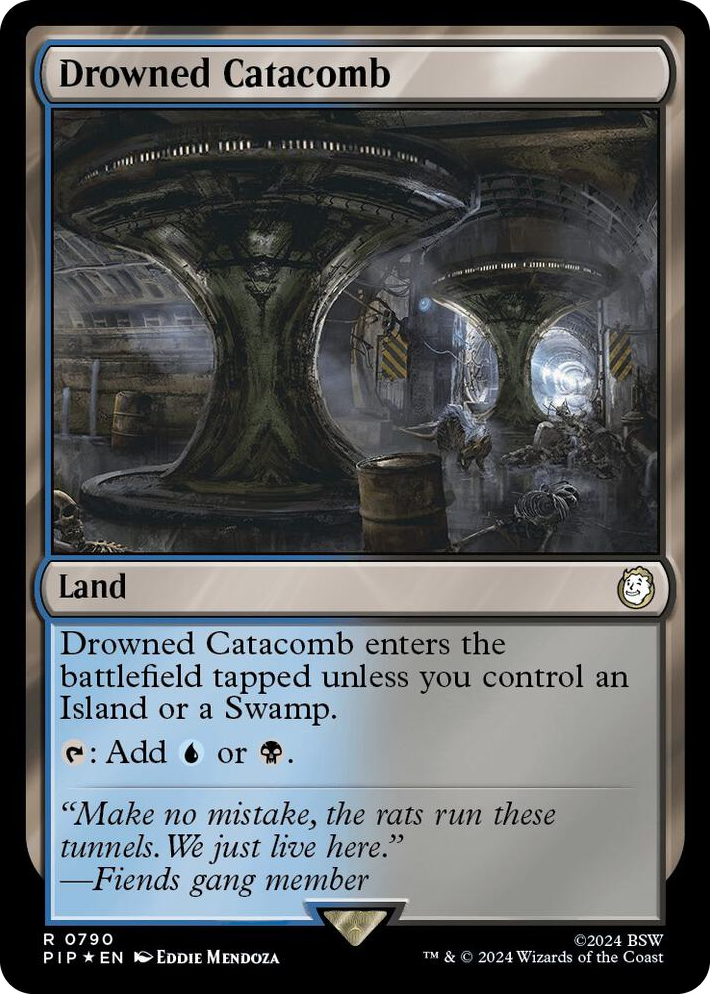 0790 Drowned Catacomb (Surge Foil) R Universes Beyond: Fallout