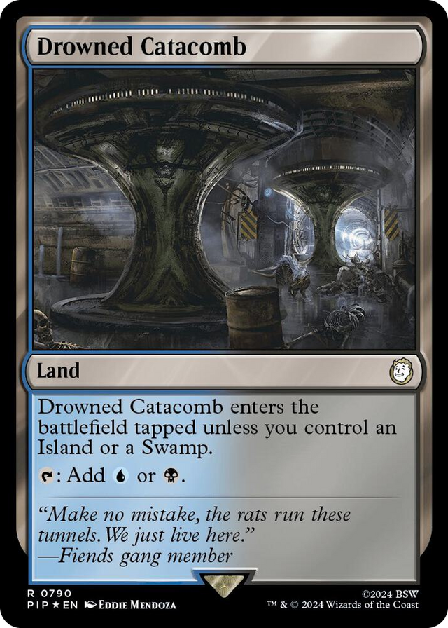 0790 Drowned Catacomb (Surge Foil) R Universes Beyond: Fallout