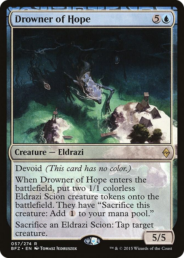 0057 Drowner of Hope R Battle for Zendikar