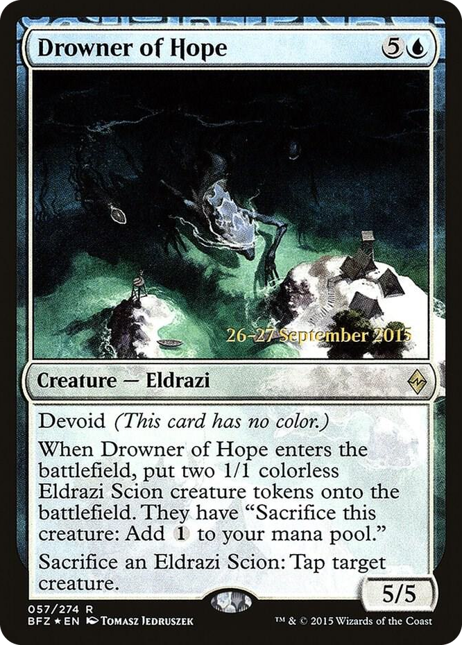 Drowner of Hope #57 R - Prerelease Cards Pokemon card