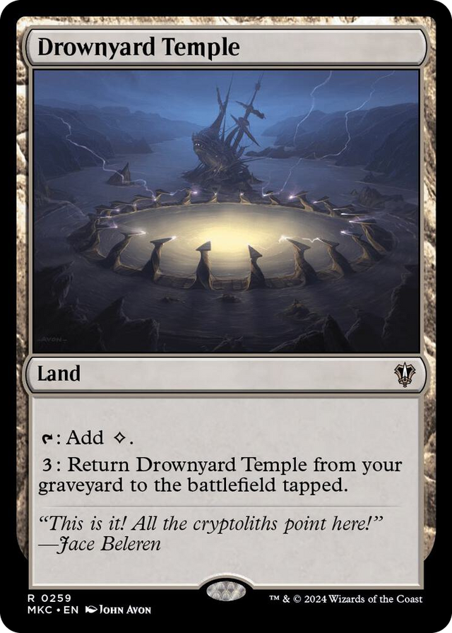 0259 Drownyard Temple R Commander: Murders at Karlov Manor
