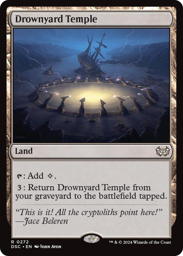0272 Drownyard Temple R Commander: Duskmourn: House of Horror