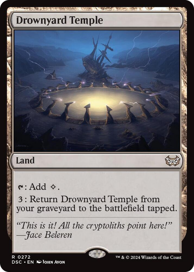 0272 Drownyard Temple R Commander: Duskmourn: House of Horror