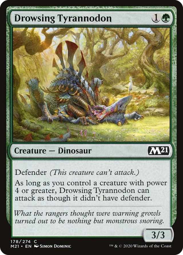 0178 Drowsing Tyrannodon C Core Set 2021