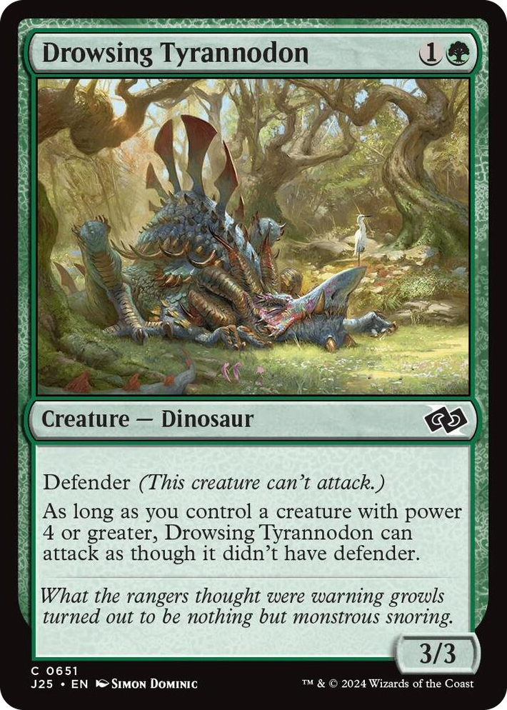 0651 Drowsing Tyrannodon C Foundations Jumpstart