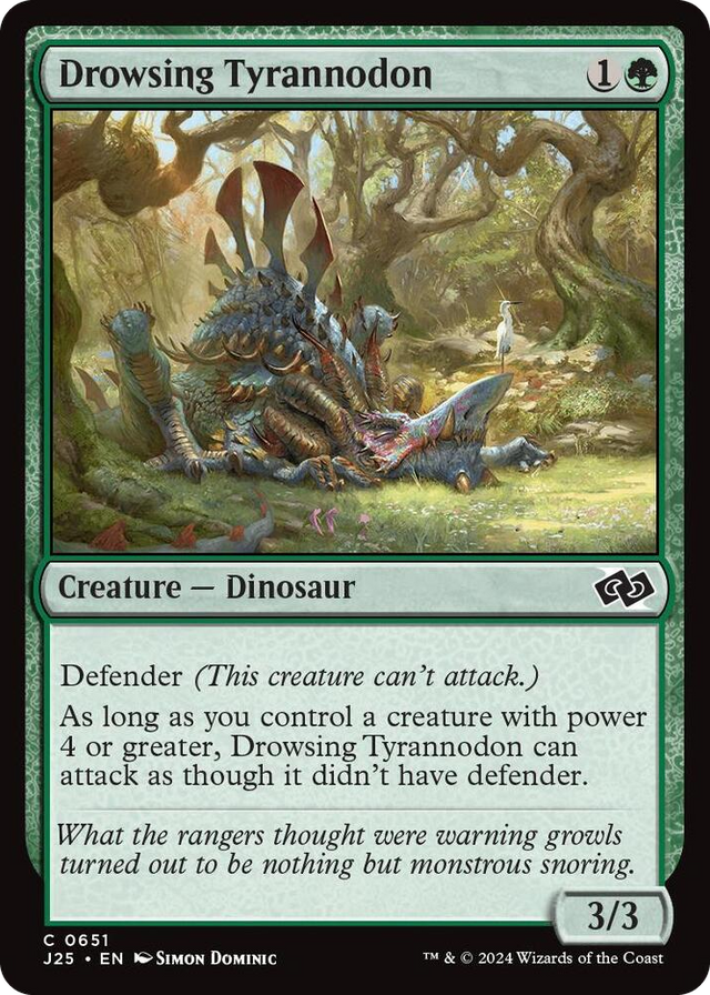 0651 Drowsing Tyrannodon C Foundations Jumpstart
