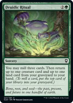 0227 Druidic Ritual C Commander Legends: Battle for Baldur's Gate