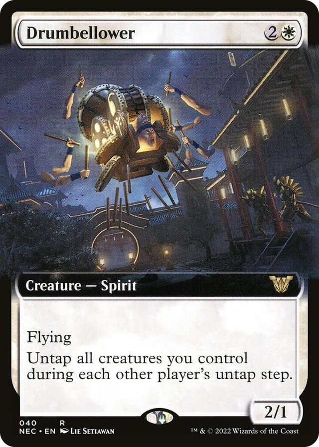 0040 Drumbellower (Extended Art) R Commander: Kamigawa: Neon Dynasty