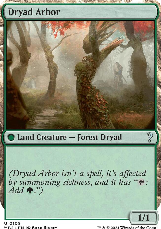 0108 Dryad Arbor (White Border) U Mystery Booster 2