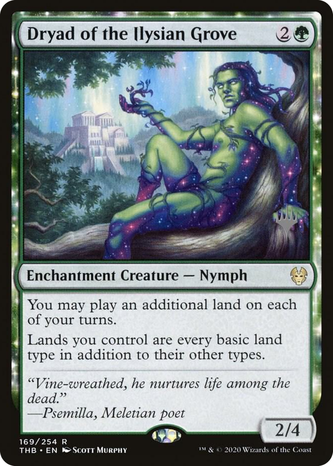 0169 Dryad of the Ilysian Grove R Promo Pack: Theros Beyond Death