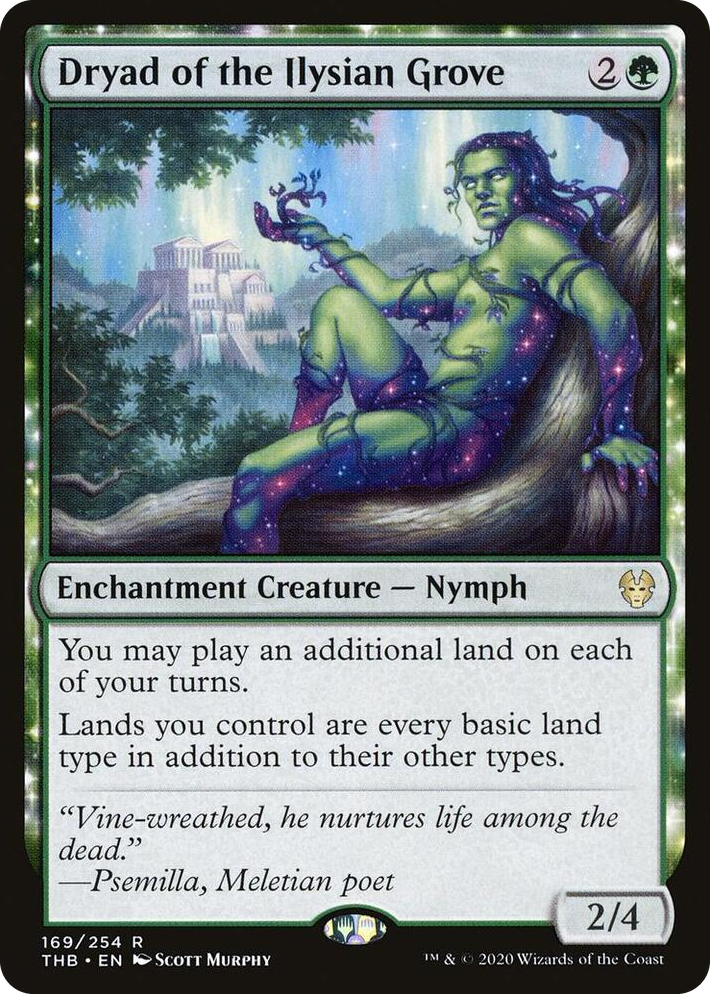 0169 Dryad of the Ilysian Grove R Theros Beyond Death