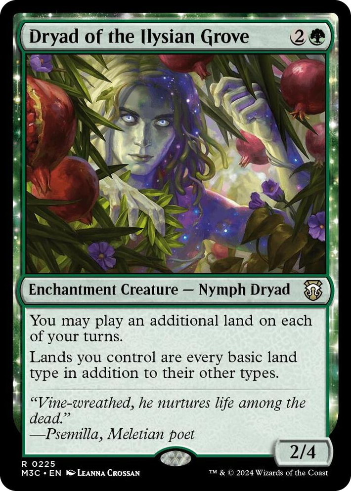 0225 Dryad of the Ilysian Grove R Commander: Modern Horizons 3