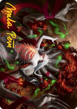 0050 Dryad's Revival Art Card (Gold-Stamped Signature) S Art Series: Innistrad: Midnight Hunt