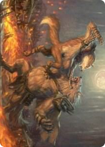0051 Duel for Dominance Art Card S Art Series: Innistrad: Midnight Hunt