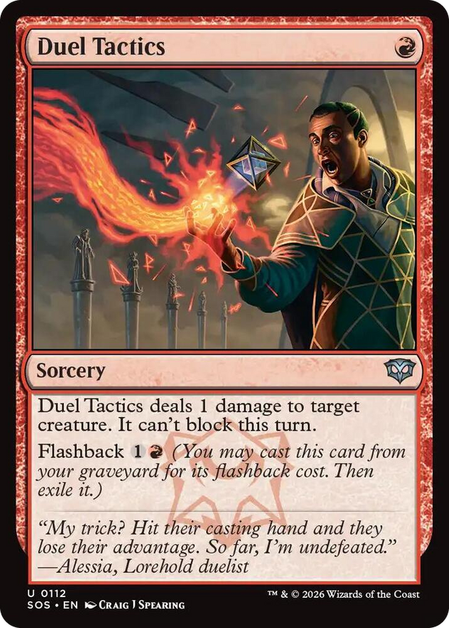 0112 Duel Tactics U Secrets of Strixhaven