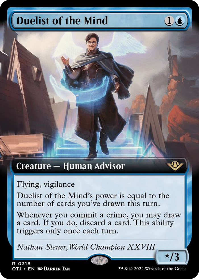 Duelist of the Mind (Extended Art) #318 R - Outlaws of Thunder Junction Pokemon card