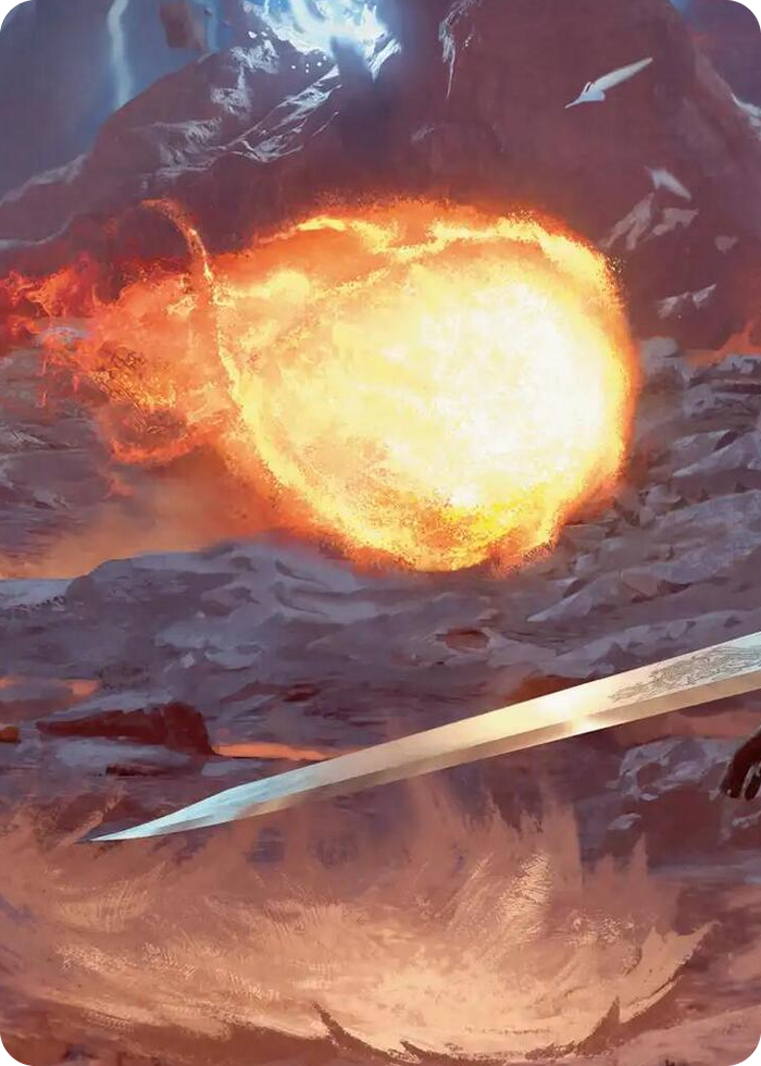 Duelist's Flame Scene Art Card #11 S - Art Series: FINAL FANTASY Pokemon card