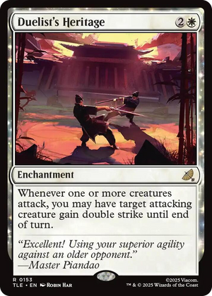 0153 Duelist's Heritage R The Last Airbender: Eternal-Legal
