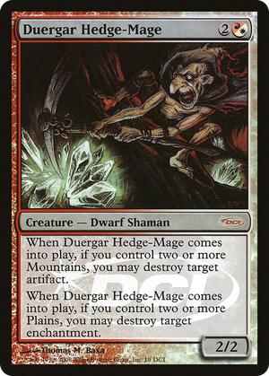 0019 Duergar Hedge-Mage P WPN & Gateway Promos