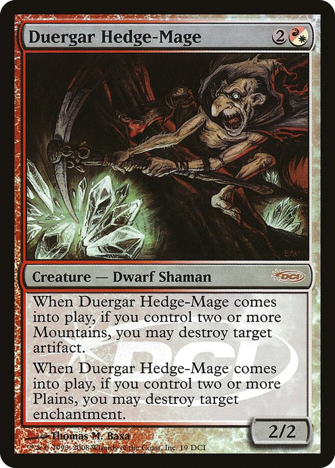 Duergar Hedge-Mage #19 P - WPN & Gateway Promos Pokemon card