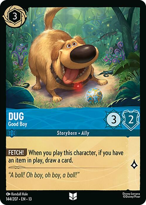 0144 Dug - Good Boy Uncommon Attack of the Vine!