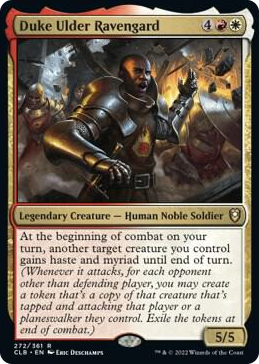 Duke Ulder Ravengard #272 R - Commander Legends: Battle for Baldur's Gate Pokemon card
