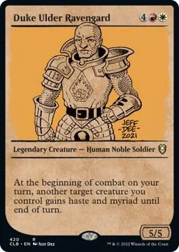 0420 Duke Ulder Ravengard (Showcase) R Commander Legends: Battle for Baldur's Gate