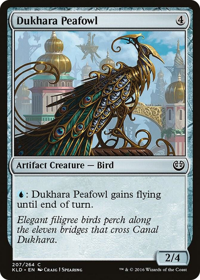 0207 Dukhara Peafowl C Kaladesh