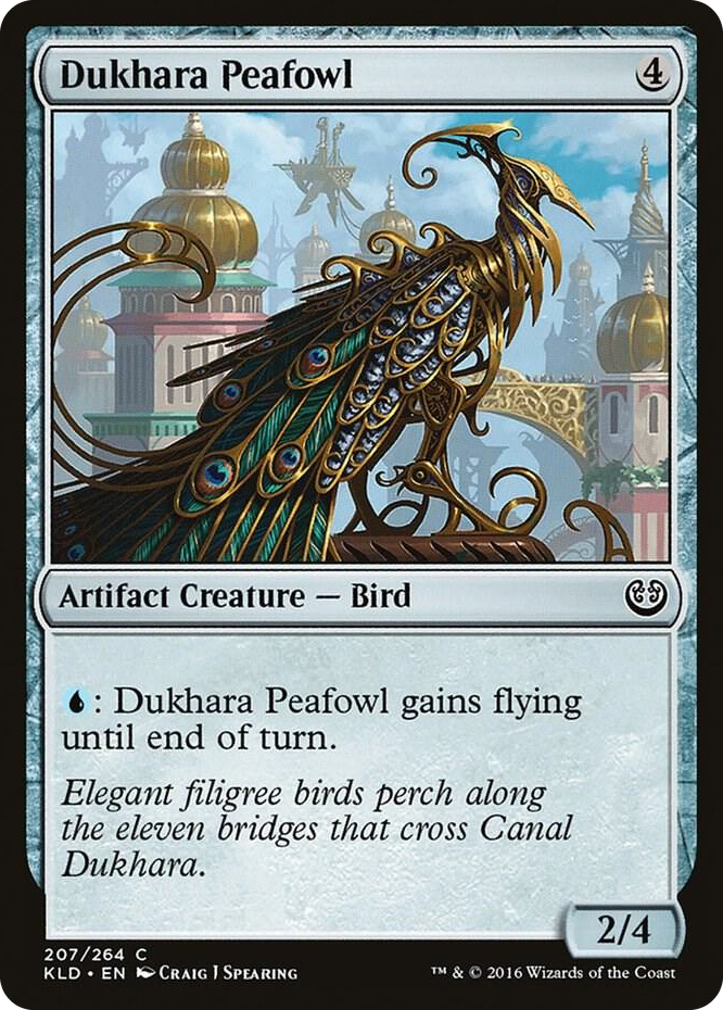 Dukhara Peafowl #207 C - Kaladesh Pokemon card