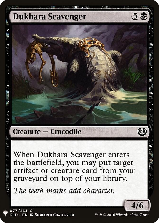 0077 Dukhara Scavenger C The List Reprints