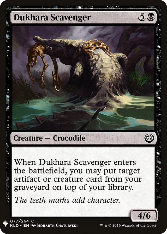 0077 Dukhara Scavenger C The List Reprints