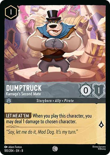 0185 Dumptruck - Karnage's Second Mate Common Reign of Jafar