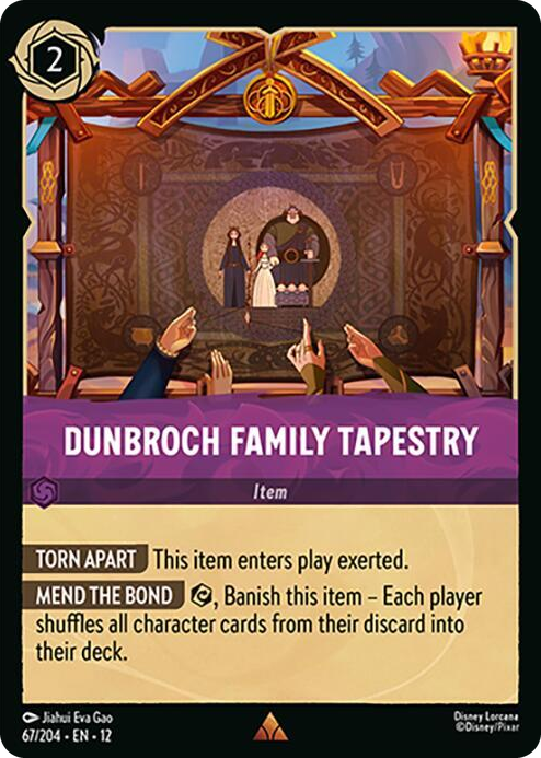 0067 DunBroch Family Tapestry Rare Wilds Unknown