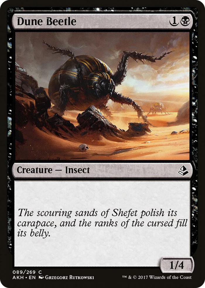 Dune Beetle #89 C - Amonkhet Pokemon card