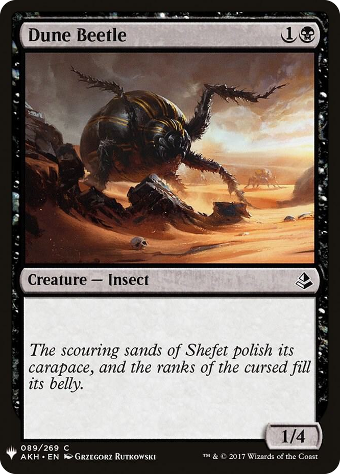 0089 Dune Beetle C The List Reprints