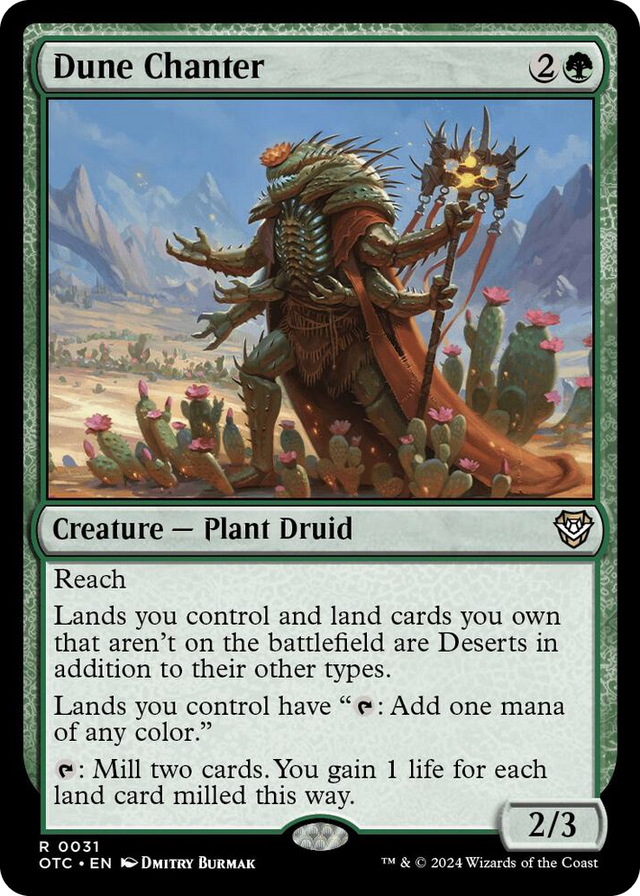 0031 Dune Chanter R Commander: Outlaws of Thunder Junction