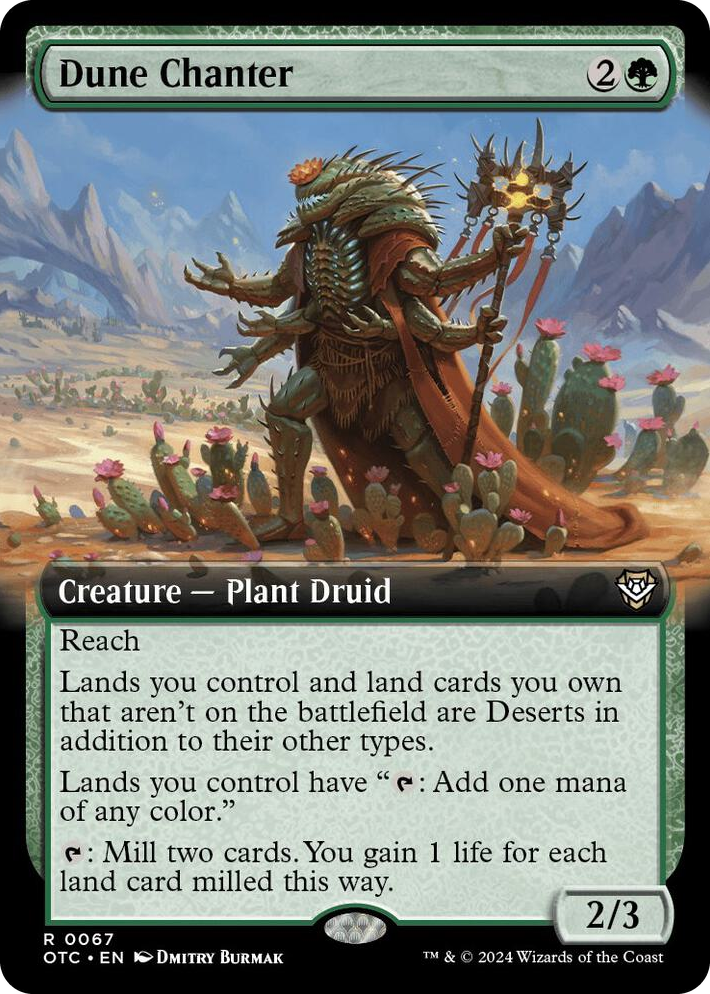 0067 Dune Chanter (Extended Art) R Commander: Outlaws of Thunder Junction