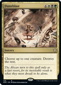 0148 Duneblast R Commander: Dominaria United