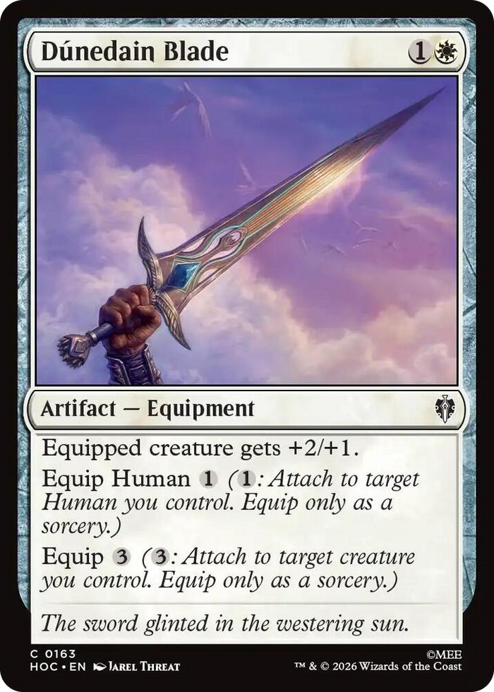 Dunedain Blade #163 C - The Hobbit: Eternal-Legal Pokemon card