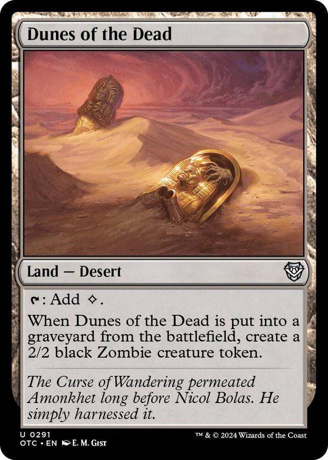 0291 Dunes of the Dead U Commander: Outlaws of Thunder Junction