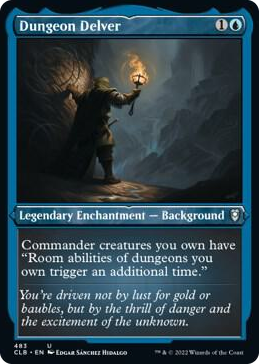 Dungeon Delver (Foil Etched) #483 U - Commander Legends: Battle for Baldur's Gate Pokemon card