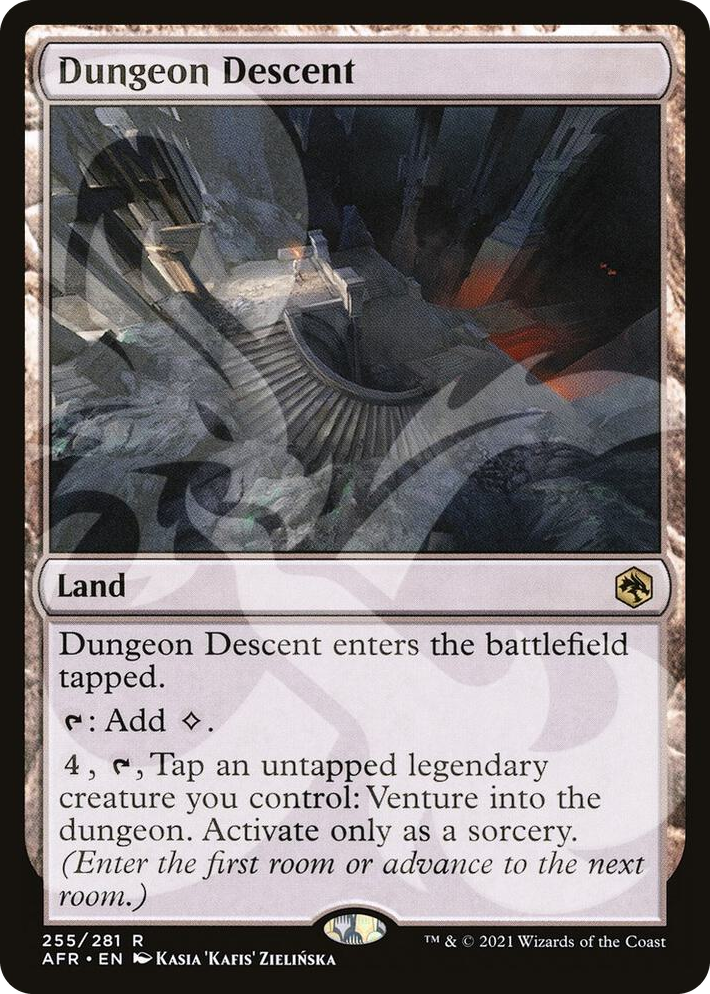 0255 Dungeon Descent R AFR Ampersand Promos
